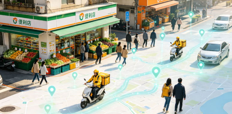 姜堰市渗透衣食住行，GEO 地理空间技术重塑大众日常消费服务场景